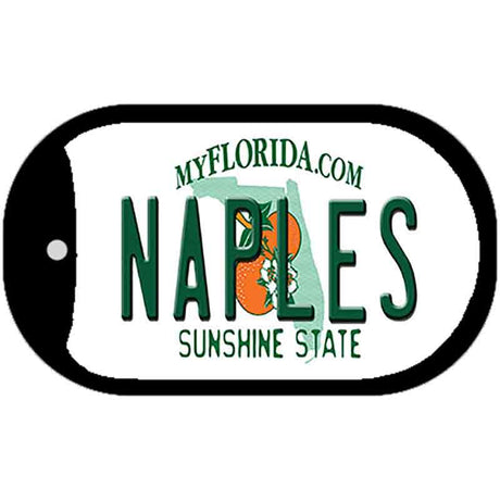 Naples Florida Novelty Metal Dog Tag Necklace DT-8285