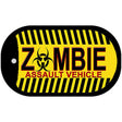 Zombie Assault Vehicle Novelty Metal Dog Tag Necklace DT-8292