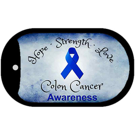 Colon Cancer Novelty Metal Dog Tag Necklace DT-8306