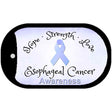 Esophageal Cancer Novelty Metal Dog Tag Necklace DT-8307