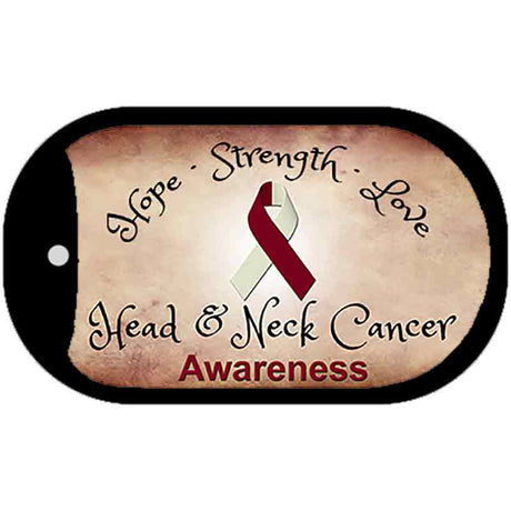 Head And Neck Cancer Novelty Metal Dog Tag Necklace DT-8308