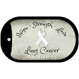 Lung Cancer Novelty Metal Dog Tag Necklace DT-8313