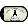 Melanoma Cancer Novelty Metal Dog Tag Necklace DT-8315