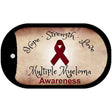 Multiple Myeloma Cancer Novelty Metal Dog Tag Necklace DT-8316