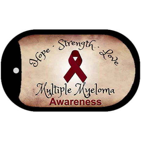 Multiple Myeloma Cancer Novelty Metal Dog Tag Necklace DT-8316