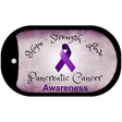 Pancreatic Cancer Novelty Metal Dog Tag Necklace DT-8318