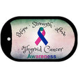 Thyroid Cancer Novelty Metal Dog Tag Necklace DT-8323