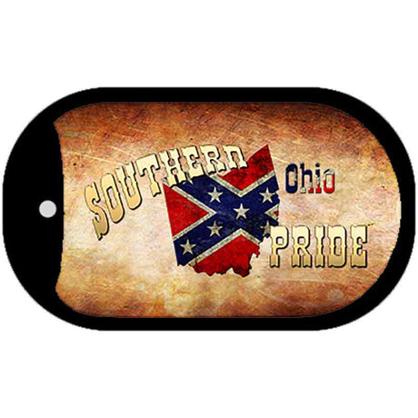 Southern Pride Ohio Novelty Metal Dog Tag Necklace DT-8343