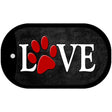 Love Novelty Metal Dog Tag Necklace DT-8353