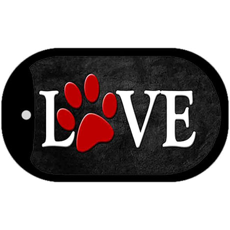 Love Novelty Metal Dog Tag Necklace DT-8353