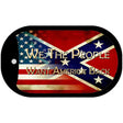 We The People Novelty Metal Dog Tag Necklace DT-8360