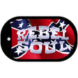 Rebel Soul Novelty Metal Dog Tag Necklace DT-8361