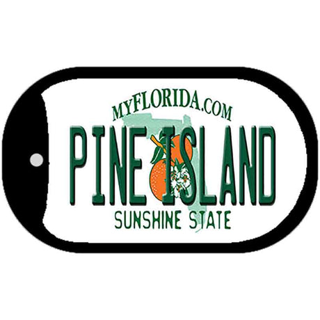 Pine Island Florida Novelty Metal Dog Tag Necklace DT-8364