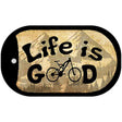 Life Is Good Novelty Metal Dog Tag Necklace DT-8384