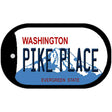 Pike Place Washington Novelty Metal Dog Tag Necklace DT-8399