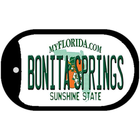 Bonita Springs Florida Novelty Metal Dog Tag Necklace DT-8400