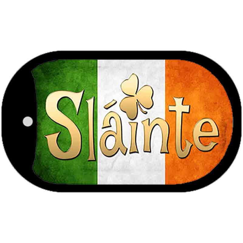 Slainte Novelty Metal Dog Tag Necklace DT-8415