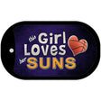 This Girl Loves Her Suns Novelty Metal Dog Tag Necklace DT-8439