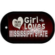 This Girl Loves Her Mississippi State Novelty Metal Dog Tag Necklace DT-8495