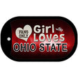 This Girl Loves Her Ohio State Novelty Metal Dog Tag Necklace DT-8497