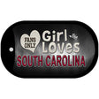 This Girl Loves Her South Carolina Novelty Metal Dog Tag Necklace DT-8501