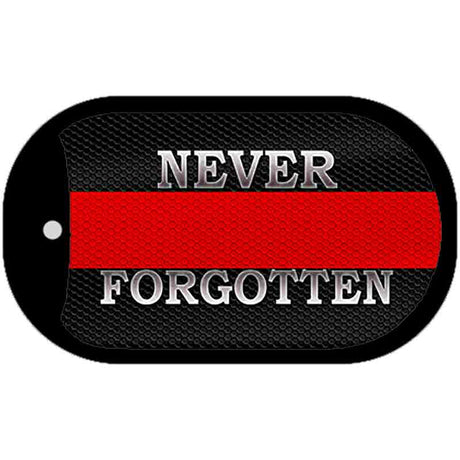 Never Forgotten Fire Novelty Dog Tag Necklace DT-8531