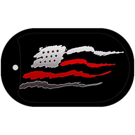 Fire Flag Novelty Dog Tag Necklace DT-8533