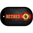 Retired Fire Novelty Dog Tag Necklace DT-8539