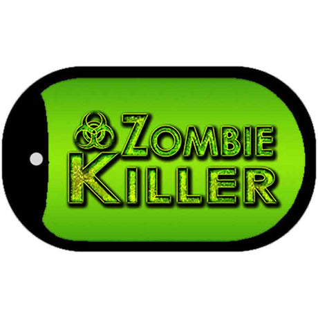 Zombie Killer Metal Novelty Dog Tag Necklace DT-8555