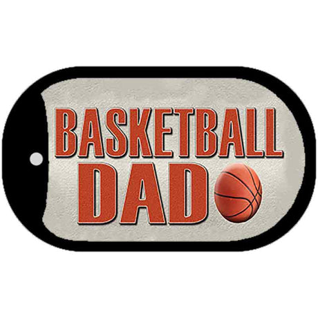 Basketball Dad Novelty Metal Dog Tag Necklace DT-8561