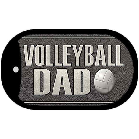 Volleyball Dad Novelty Metal Dog Tag Necklace DT-8564