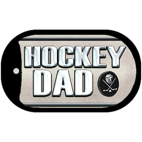 Hockey Dad Novelty Metal Dog Tag Necklace DT-8567