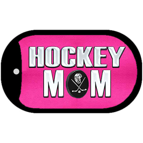 Hockey Mom Novelty Metal Dog Tag Necklace DT-8568