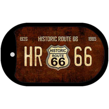 Historic Route 66 Metal Novelty Dog Tag Necklace DT-8569