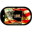 Arizona Love Metal Novelty Dog Tag Necklace DT-8589