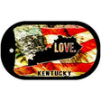 Kentucky Love Metal Novelty Dog Tag Necklace DT-8603