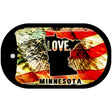 Minnesota Love Metal Novelty Dog Tag Necklace DT-8609