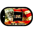 New Mexico Love Metal Novelty Dog Tag Necklace DT-8617