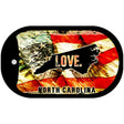 North Carolina Love Metal Novelty Dog Tag Necklace DT-8619