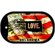 Oklahoma Love Metal Novelty Dog Tag Necklace DT-8622