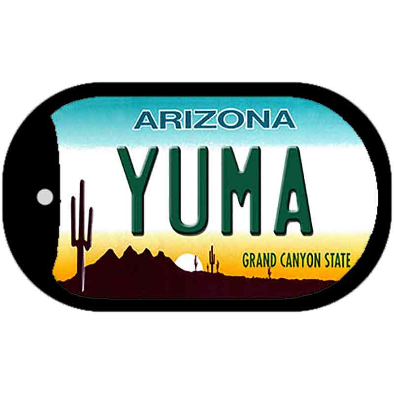 Yuma Arizona Novelty Metal Dog Tag Necklace DT-8649