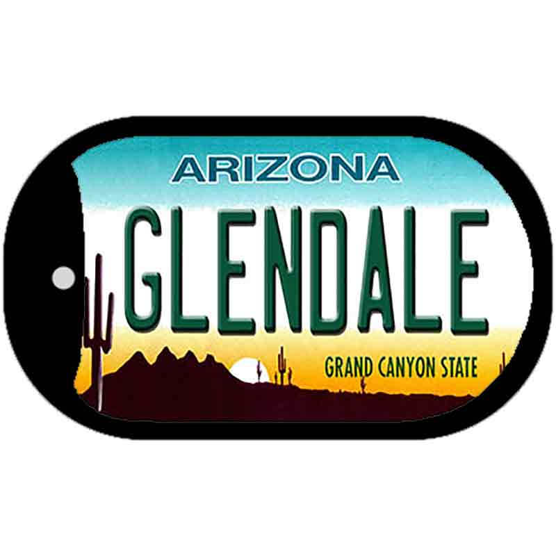 Glendale Arizona Novelty Metal Dog Tag Necklace DT-8651