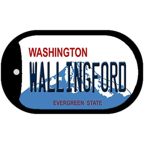 Wallingford Washington Novelty Metal Dog Tag Necklace DT-8666