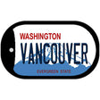 Vancouver Washington Novelty Metal Dog Tag Necklace DT-8673