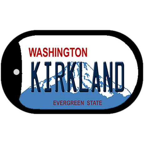 Kirkland Washington Novelty Metal Dog Tag Necklace DT-8677