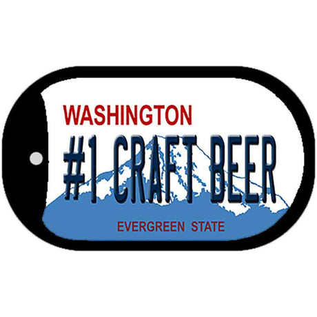 1 Craft Beer Washington Novelty Metal Dog Tag Necklace DT-8681