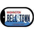 Bell Town Washington Novelty Metal Dog Tag Necklace DT-8684