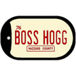 Boss Hogg Hazzard County Novelty Metal Dog Tag Necklace DT-8710