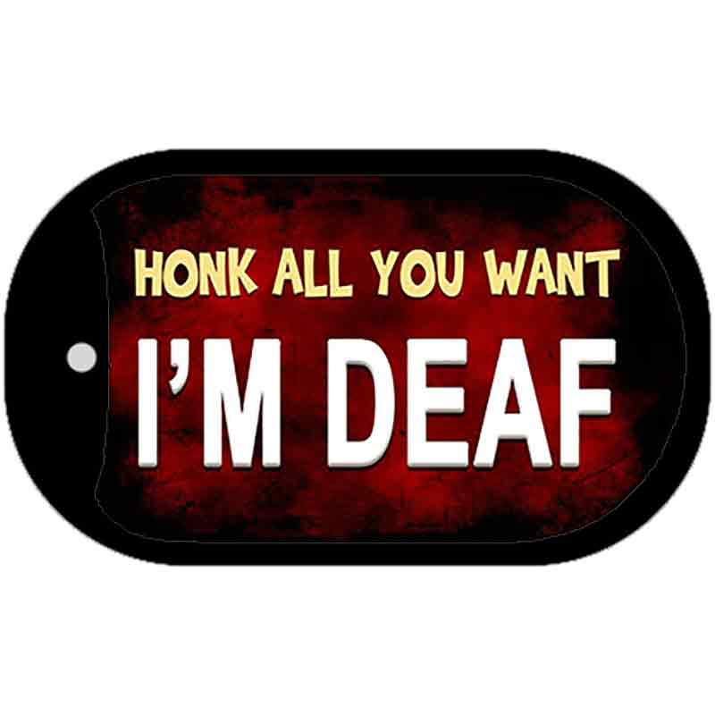 Honk All You Want Novelty Metal Dog Tag Necklace DT-8747