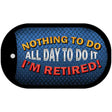 All Day To Do It Novelty Metal Dog Tag Necklace DT-8769